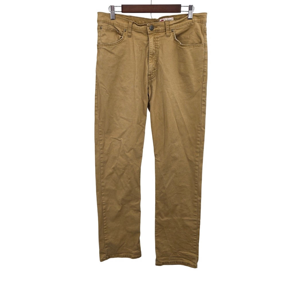 Wrangler Mens‎ Straight Fit Khaki Pants Comfort Guaranteed Casual Everyday